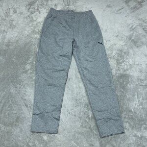 Puma Gray Jogger Sweatpants L Lightweight Lounge Pants 32 a1156